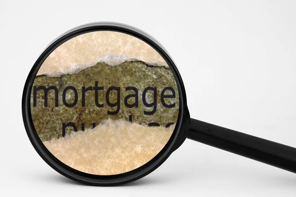 Search for mortgage — Stock Photo, Image