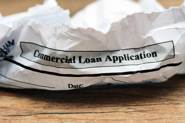 Abandon loan application — Stock Photo, Image