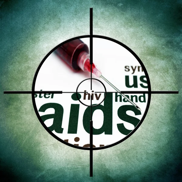 AIDS doel — Stockfoto