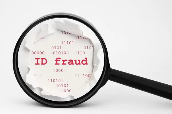 Identificação conceito de pesquisa fraude — Fotografia de Stock