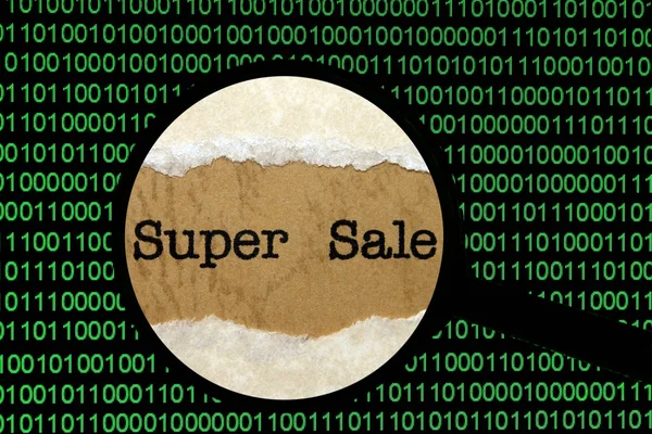 Super venda online — Fotografia de Stock