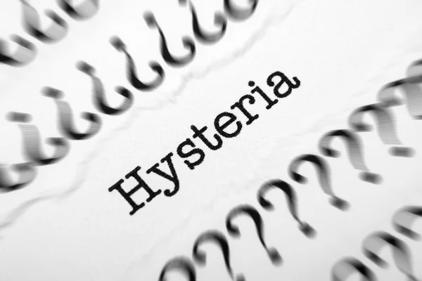 Hysteria disorder — Stock Photo, Image