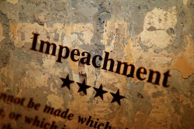 Impeachment clipart