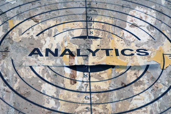 Analytics target — Stock Photo, Image