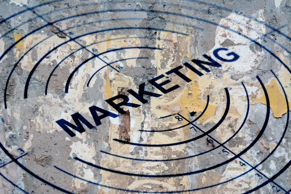 Marketing target — Stock Photo, Image