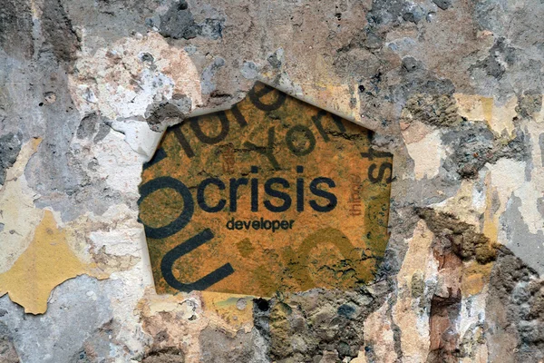 Crisis — Stockfoto