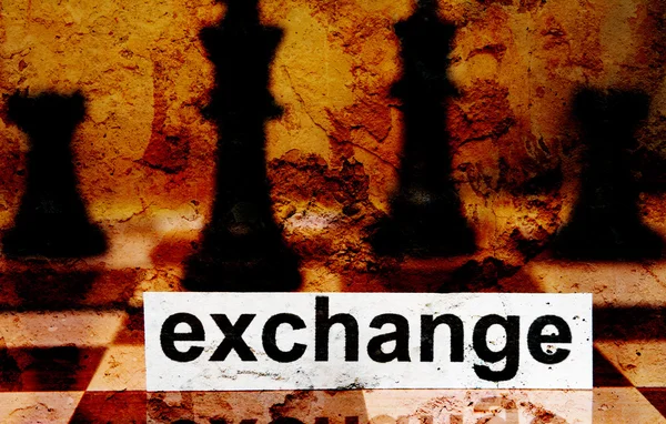 Exchange-koncepció — Stock Fotó