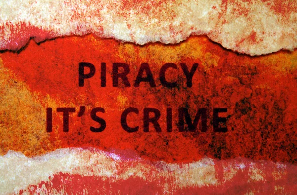 Piracy crime — Stock Photo, Image