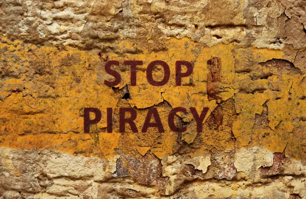 Zastavení pirátství — Stock fotografie