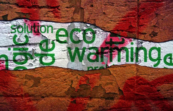 Eco warming grunge concept — Stock Photo, Image