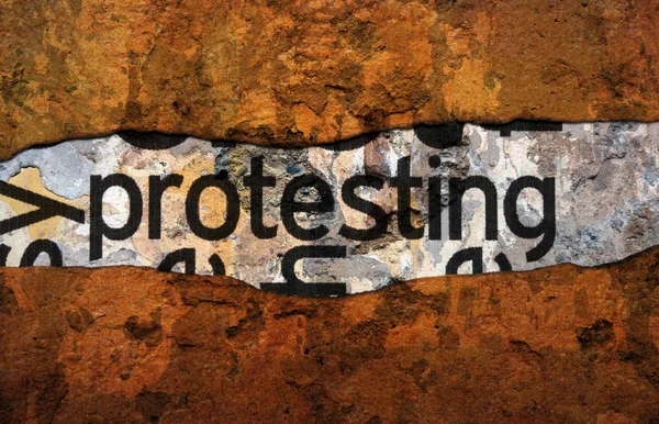 Protestkonzept — Stockfoto