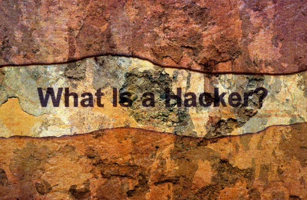 Что такое хакер — стоковое фото