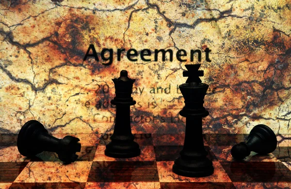 Agreement grunge concept — Stock Photo, Image