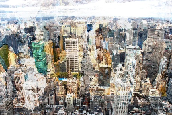 New York city grunge en retro stijl — Stockfoto