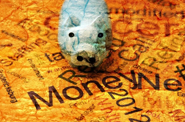 Piggy Bank y el concepto de dinero — Foto de Stock