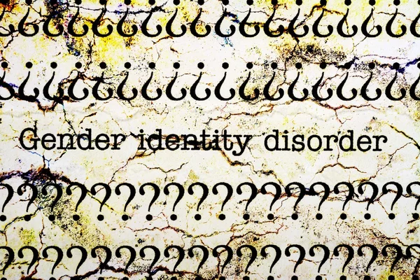 Disturbo dell'identità di genere — Foto Stock