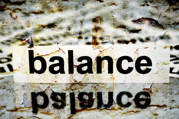 Έννοια ισορροπίας grunge — Φωτογραφία Αρχείου