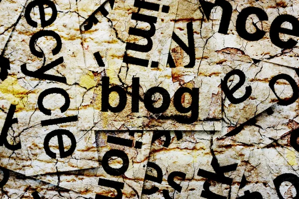 Концепция блога — стоковое фото