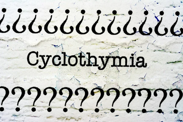 Cyclothymia — стокове фото