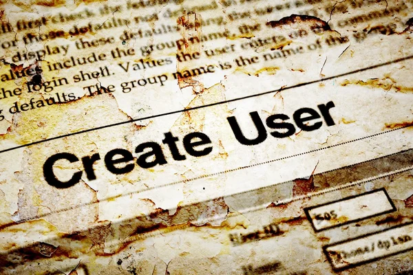 Create user — Stock Photo, Image
