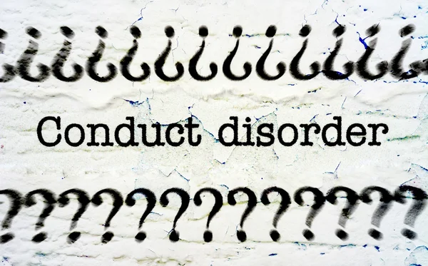 Conduct disorder — Stock Photo, Image