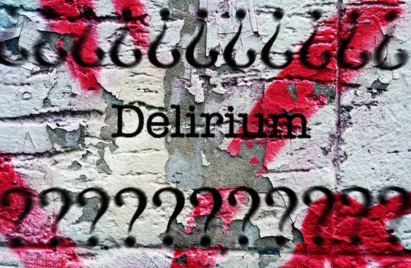Delirium grunge concept — Stockfoto