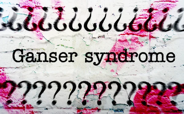 Ganser syndrome — Stock Photo, Image