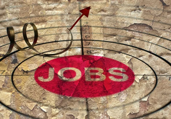 Jobs target — Stock Photo, Image