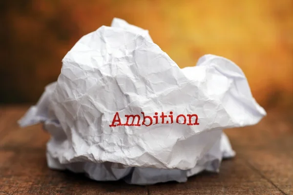 Une ambition brisée — Photo