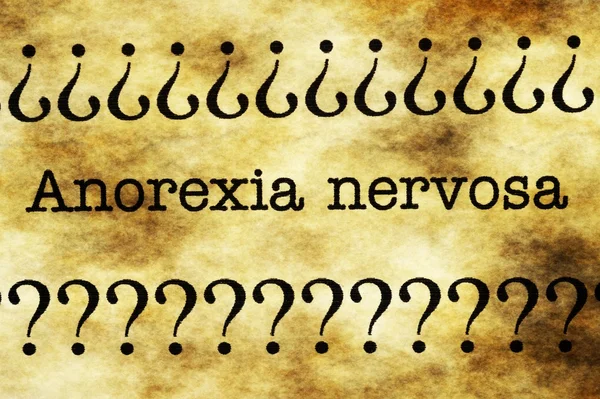 Anorexia nerviosa — Foto de Stock