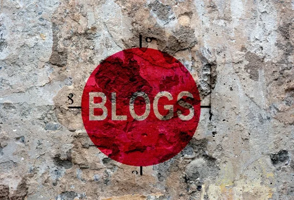 Blog-Grunge-Konzept — Stockfoto
