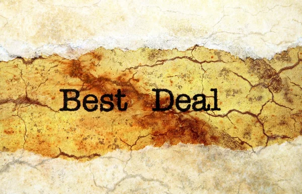 Best deal grunge concept — Stock Photo, Image