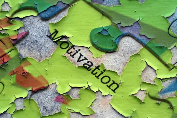 Motivatie puzzel concept — Stockfoto