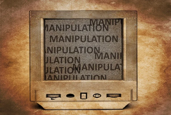 TV manipulatie — Stockfoto
