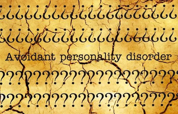 Avoidant personality disorder — Stock Photo, Image