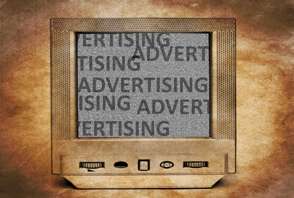 TV advertising — Stock Photo, Image