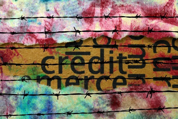 Koncepcja kredyt — Zdjęcie stockowe