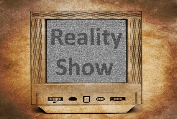 Реаліті-шоу на телебаченні — стокове фото