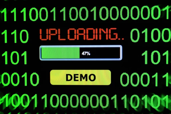 デモをアップロードします。 — ストック写真
