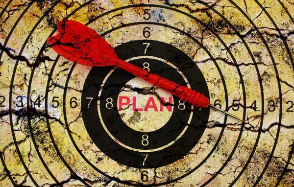 Plan target concept — Stock Photo, Image