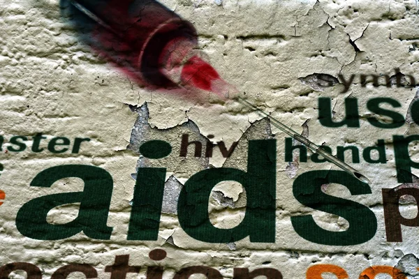 HIV-AIDS kavramı — Stok fotoğraf