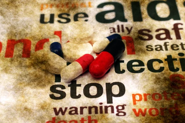 Stop using pills — Stock Photo, Image