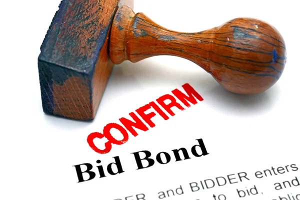 Bid bond — Stock Photo, Image