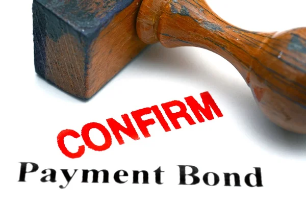 Payment bond — Stock Photo, Image