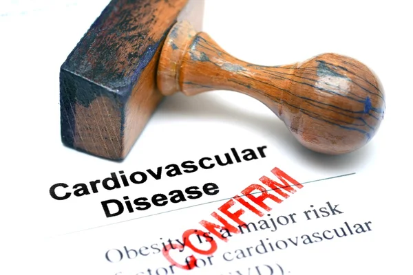 Cardiovascular disease - confirm — Stock Photo, Image