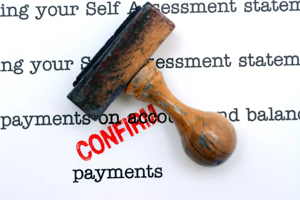 Payment contract — Stock Photo, Image