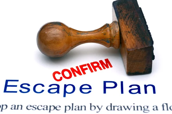 Escape plan — Stock Photo, Image