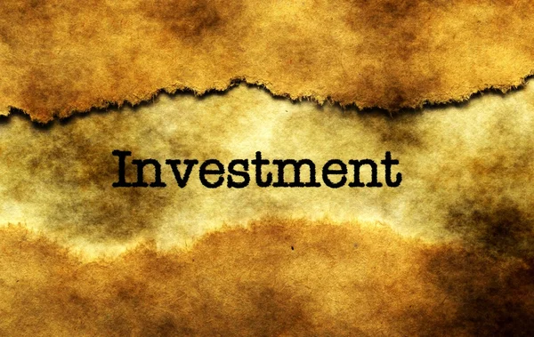 Investimenti — Foto Stock