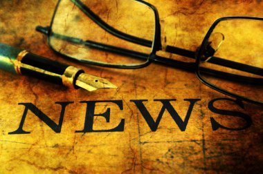 Haber grunge konsepti