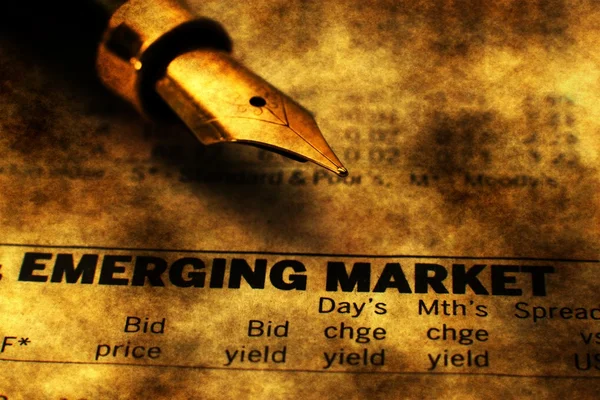 Mercado emergente — Fotografia de Stock